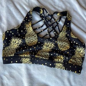 CVG Butterfly Back Fineapple pineapple bra